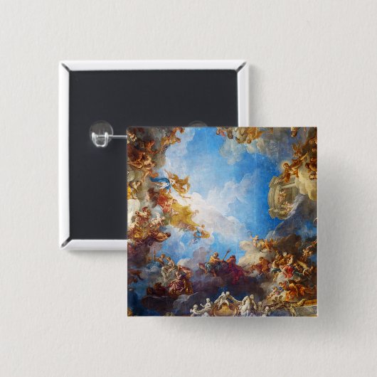Herkules Deckenmalerei im Schloss Versailles Button (Vorne & Hinten)