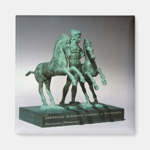 Herkules, der die Pferde von Diomedes überwindt, Magnet