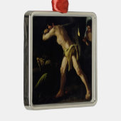 Herkules, der mit der Lernaean Hydra kämpft Silbernes Ornament (Rechts)