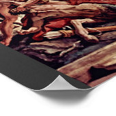 Herkules im Kampf gegen die Zentauren Ness Poster (Ecke)