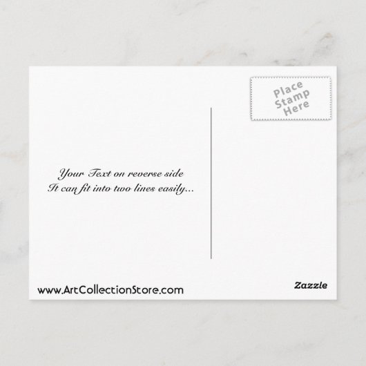 Herkules in Omphale von Lucas Cranach der Ältere ( Postkarte (Rückseite)