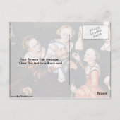 Herkules in Omphale von Lucas Cranach (I) Postkarte (Rückseite)