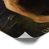 Herkules Kämpfen mit der Nemeischen Löwe Poster (Ecke)