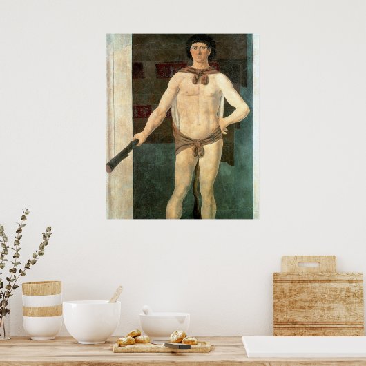 Herkules - Piero della Francesca - 1465 Poster (Küche)