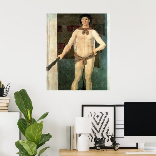 Herkules - Piero della Francesca - 1465 Poster (Heimbüro)
