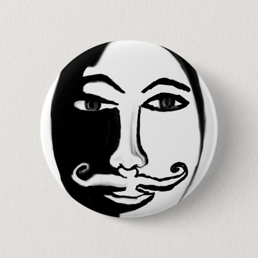 Herkules Poirot Button (Vorderseite)
