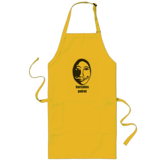 Herkules Poirot Lange Schürze (Vorne)