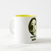 Herkules Poirot Zweifarbige Tasse (Vorderseite Links)