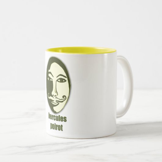 Herkules Poirot Zweifarbige Tasse (VorderseiteRechts)