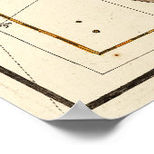 Herkules, Sagittarius, Delphinus und Scorpius Poster (Ecke)