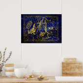 Herkules Sternbild Poster (Küche)
