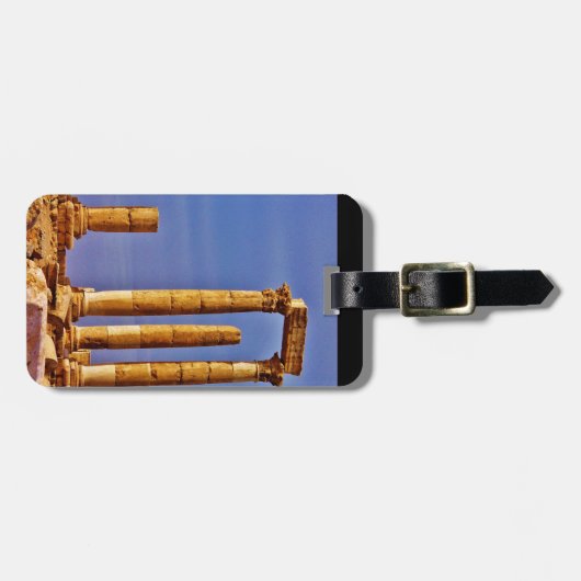 Herkules-Tempel Gepäckanhänger (Vorderseite horizontal)