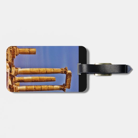 Herkules-Tempel Gepäckanhänger (Rückseite horizontal)