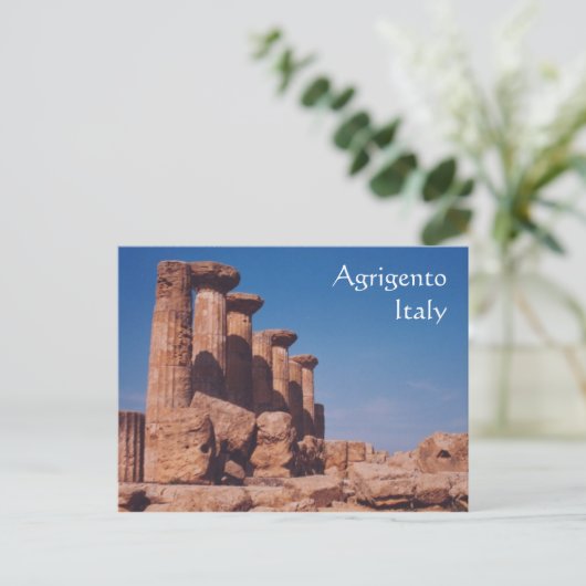 Herkules-Tempel Postkarte (Stehend Vorderseite)