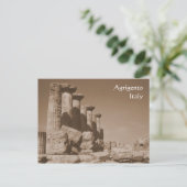 Herkules-Tempel Postkarte (Stehend Vorderseite)