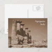 Herkules-Tempel Postkarte (Vorne/Hinten)