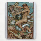 Herkules u. der alte Mann des Meeres Mousepad (Vorne)