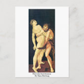 Herkules und Antaeus von Hans Baldung Postkarte (Vorderseite)