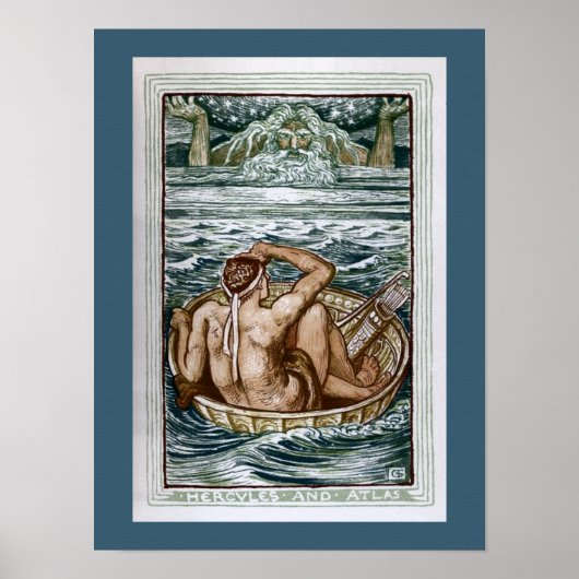 Herkules und Atlas Poster (Vorne)