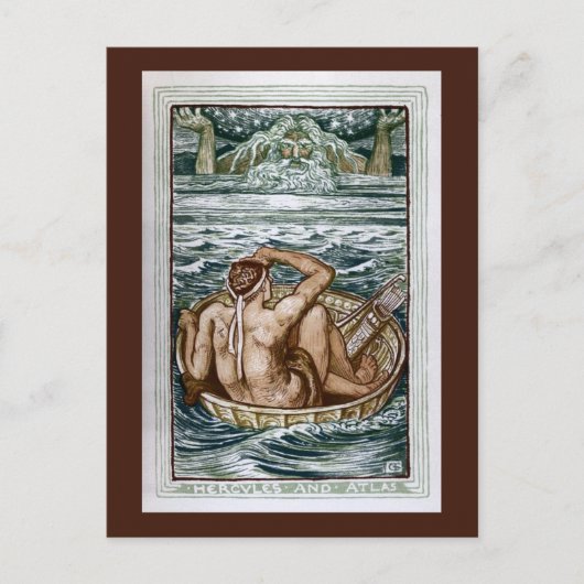 Herkules und Atlas Postkarte (Vorderseite)