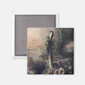 Herkules und die Lernaean Hydra Magnet (Vorderseite/Rückseite)