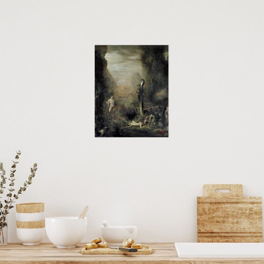 Herkules und die Lernaean Hydra Poster (Küche)