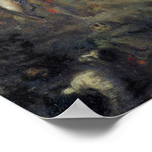 Herkules und die Lernaean Hydra Poster (Ecke)