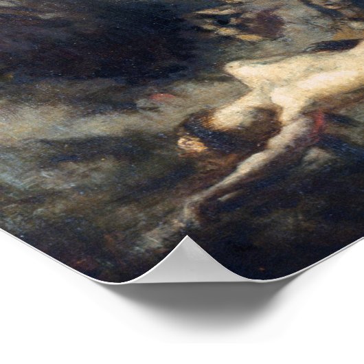 Herkules und die Lernaean Hydra Poster (Ecke)