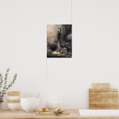 Herkules und die Lernaean Hydra Poster (Küche)