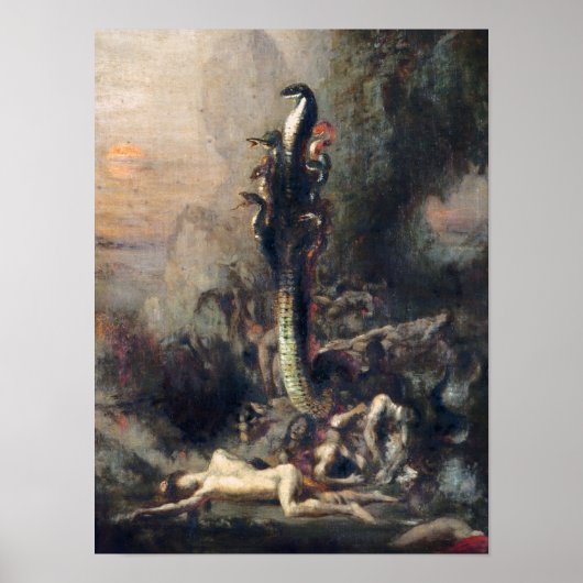 Herkules und die Lernaean Hydra Poster (Vorne)