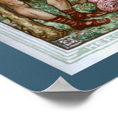 Herkules und die Nymphen Poster (Ecke)