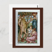 Herkules und die Nymphen Postkarte (Vorne/Hinten)