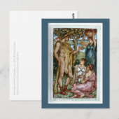 Herkules und die Nymphen Postkarte (Vorne/Hinten)
