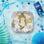 Herkules und Die Vintage Himmelskarte der Krone Pappteller (Party)