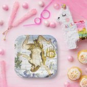 Herkules und Die Vintage Himmelskarte der Krone Pappteller (Party)