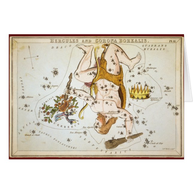 Herkules und Korona Borealis (Vorderseite (Horizontal))