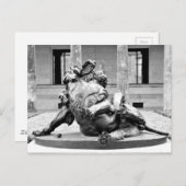 Herkules und Nemean Lion Postkarte (Vorne/Hinten)