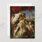 Herkules und Omphale, 1724 Postkarte (Vorne/Hinten)