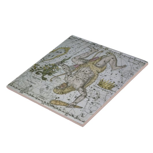 Herkules, von "einem himmlischen Atlas", Kneipe. Fliese (Seite)