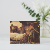 Herkules Wrestling der Löwe Postkarte (Stehend Vorderseite)