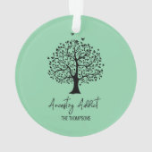 Herkunft Addict Familienbaum Ornament (Rückseite)