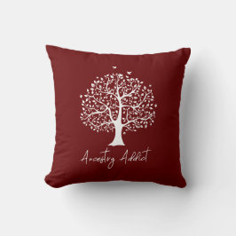 Herkunft Addict Family Tree Kissen