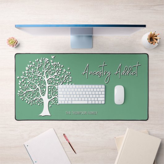Herkunft Addict Family Tree Schreibtischunterlage (Büro 1)