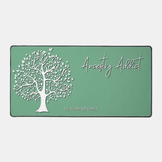 Herkunft Addict Family Tree Schreibtischunterlage (Vorderseite)