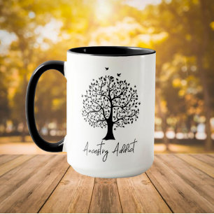 Herkunft Addict Family Tree Tasse