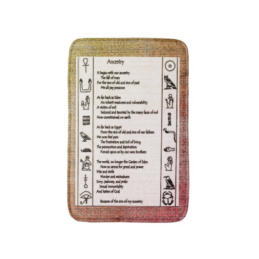 Herkunft Badematte (Vorderseite Vertikal)