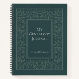 Herkunft der benutzerdefinierten Familiengenealogi Notizblock