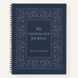 Herkunft der benutzerdefinierten Familiengenealogi Notizblock