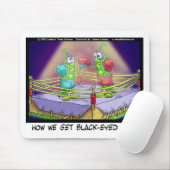 Herkunft der schwarzen Augerbsen Funny Boxing T-Sh Mousepad (Mit Mouse)