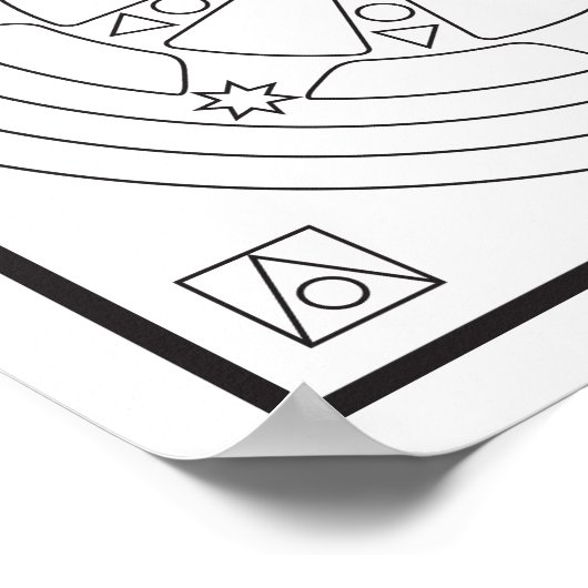 Herkunft des BEING-Becoming und Existenz Poster (Ecke)